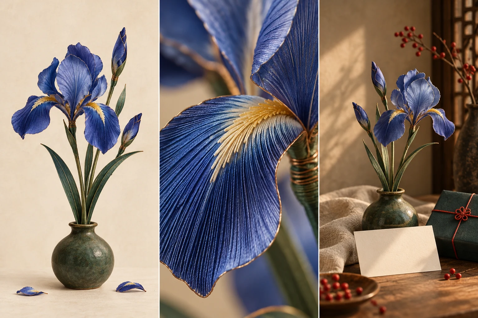 Yingshan wrapped-thread flowers — AI concept illustration